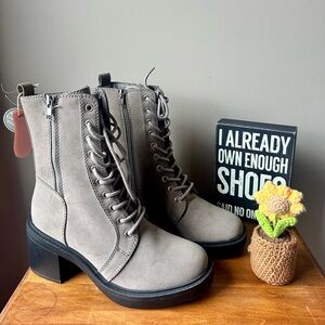 MIA Heeled Combat Boots